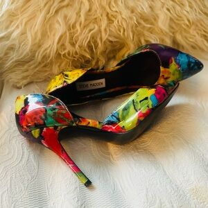Genuine Steve Madden Multicolor Heels
